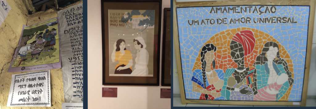 Image of posters, paintings, and portraits